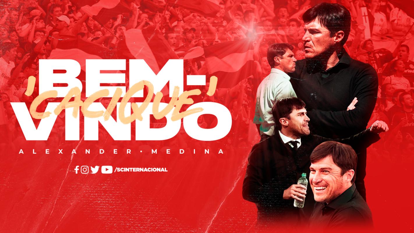 Alexander Medina, tcnico (Internacional)