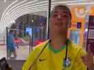 Brasileiro inova em fantasia antes de jogo contra a Coreia na Copa; assista