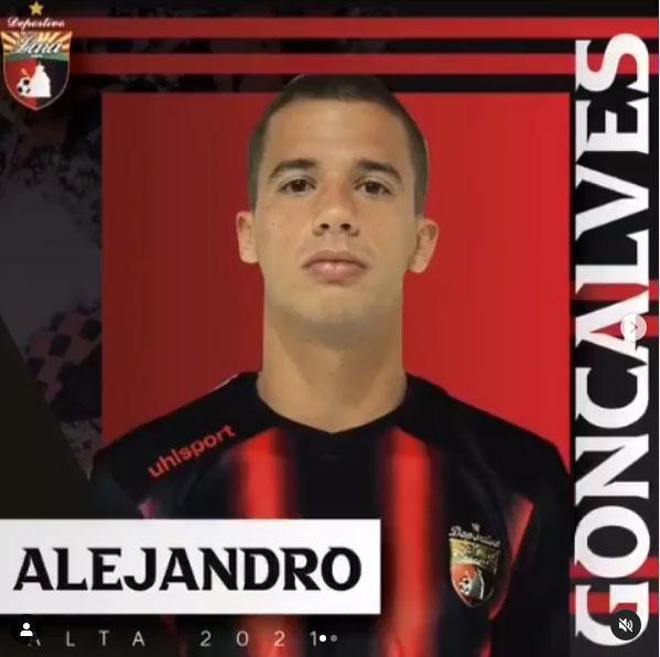 Alejandro Gonçalves, atacante (Deportivo Lara, da Venezuela)