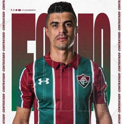 O Fluminense anunciou a contratao do lateral-esquerdo Egdio, que estava no Fluminense