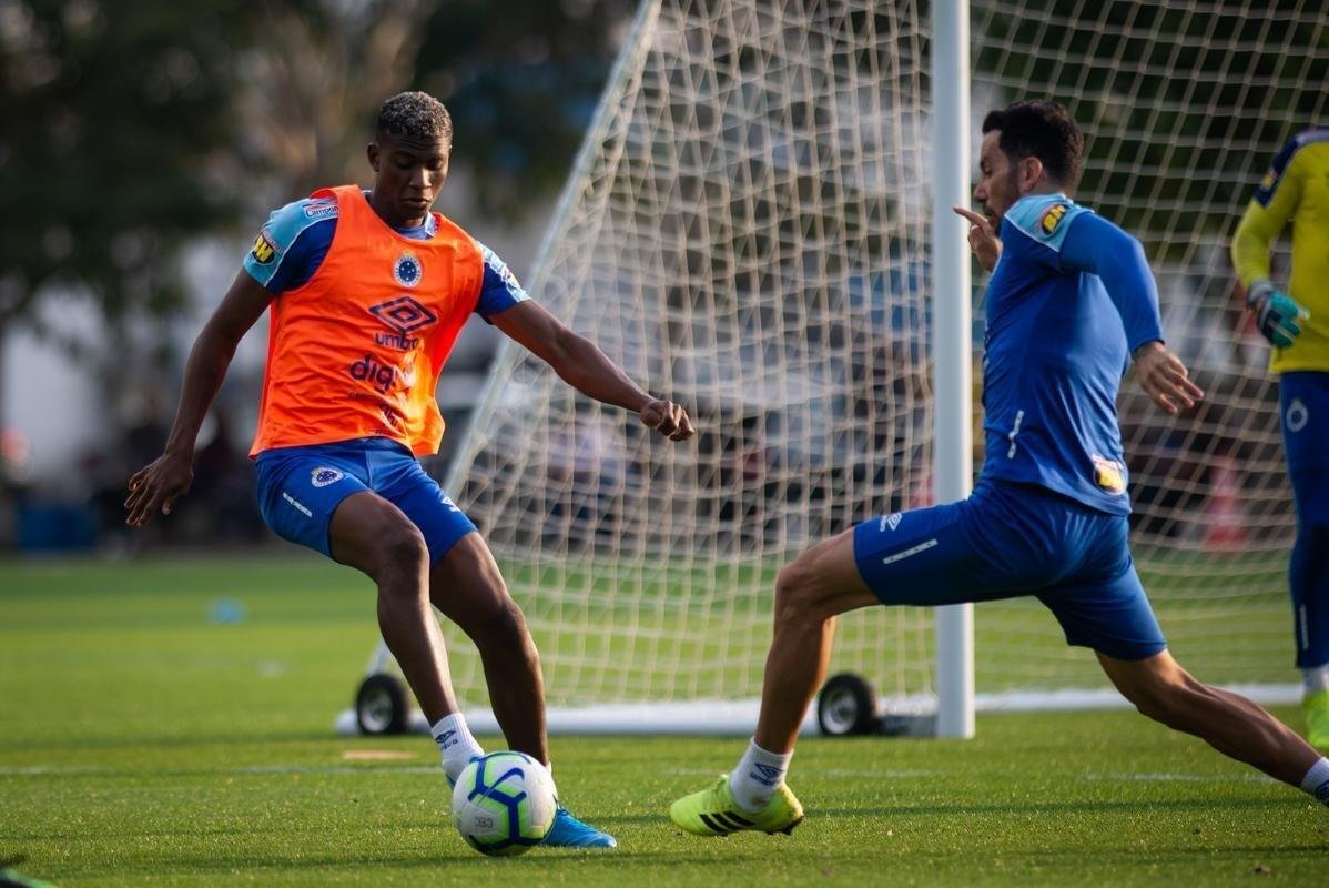 Fotos do treino do Cruzeiro desta quarta-feira, 21 de agosto, na Toca da Raposa II