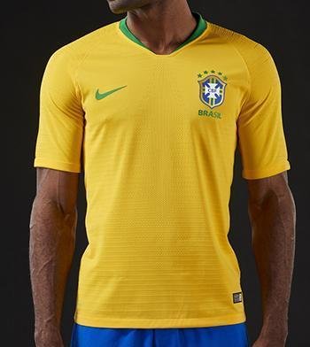 CBF apresentou linha completa de uniformes da Seleo Brasileira para Copa do Mundo da Rssia