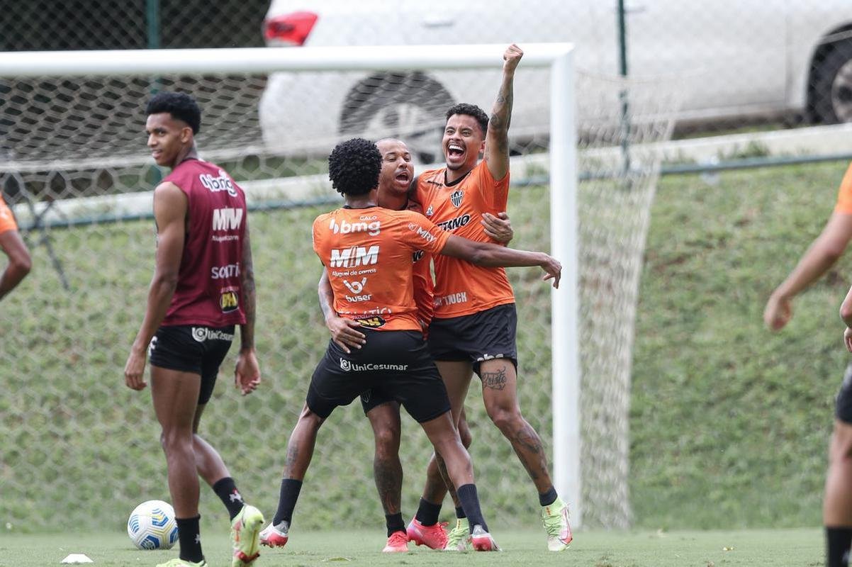 Treinamento do Atltico neste sbado, aps o ttulo brasileiro