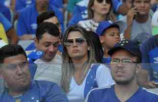 Imagens das torcidas de Cruzeiro e So Paulo no Mineiro