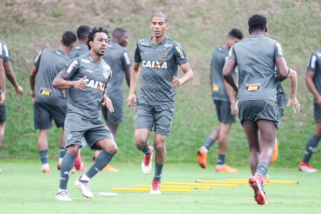 Na Cidade do Galo, elenco atleticano fez ltima atividade antes de enfrentar a Chape pela Copa do Brasil