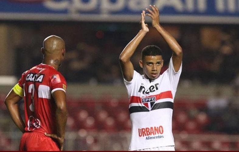 Terceira fase de 2018: São Paulo venceu o CRB no primeiro jogo em casa por 2 a 0 e se classificou após vitória por 3 a 0 no jogo de volta.