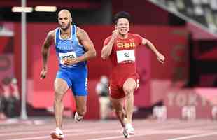Italiano Lamont Marcell Jacobs  ouro nos 100m rasos; veja fotos
