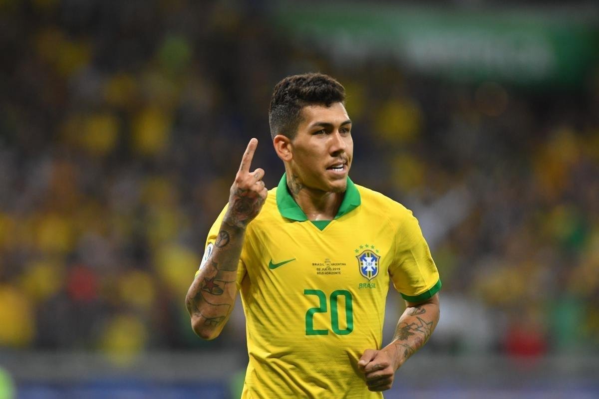 Fotos da vitria do Brasil sobre a Argentina, por 2 a 0, no Mineiro, pela semifinal da Copa Amrica; Gabriel Jesus e Firmino marcaram os gols da seleo em BH