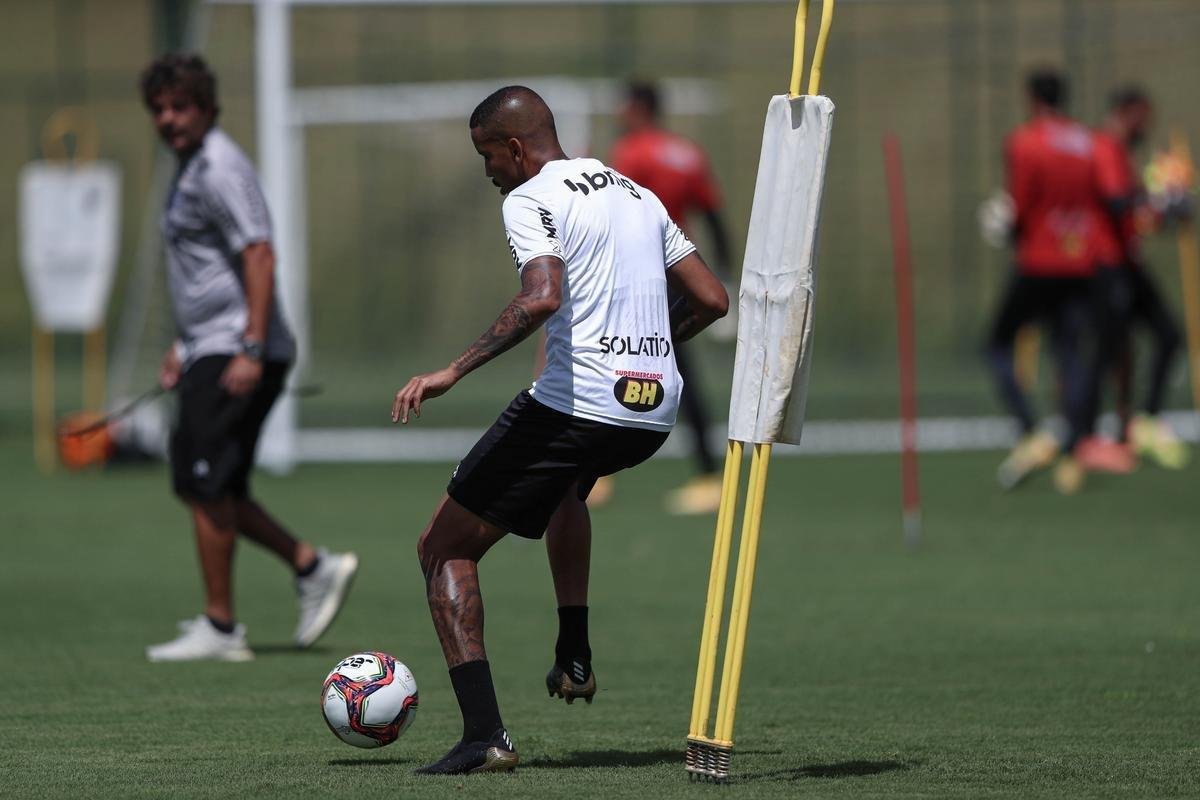 Treino do Atltico em 15/3/2021, na Cidade do Galo