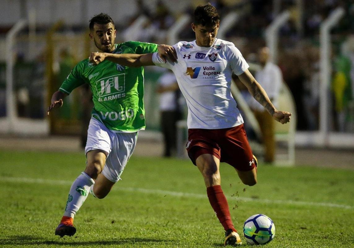 2018 - Na primeira fase em 2018, o Fluminense eliminou a Caldense em jogo nico, vencendo o confronto fora de casa por 1 a 0.