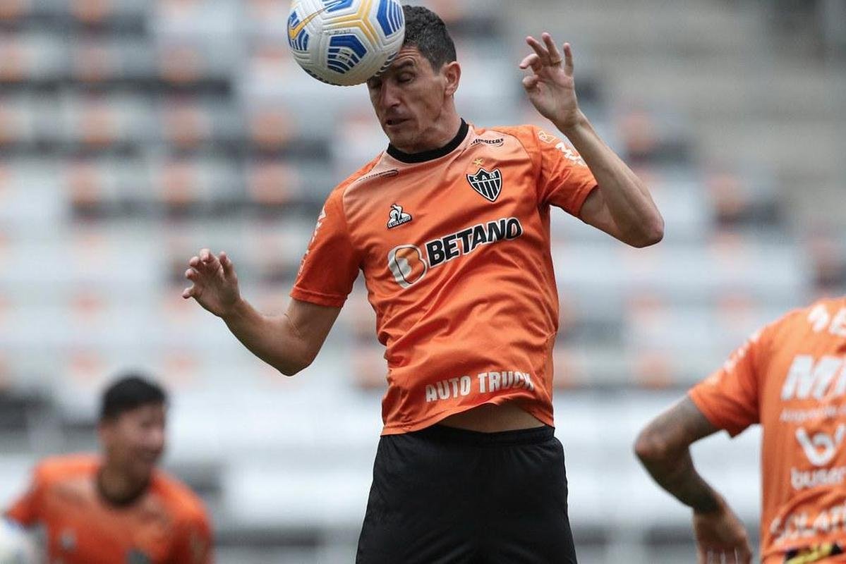 Fotos do ltimo treino do Atltico antes da deciso da Copa do Brasil