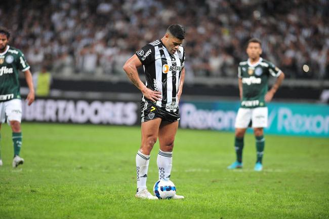 Fotos do jogo de ida das quartas de final da Copa Libertadores, entre Atltico e Palmeiras, no Mineiro