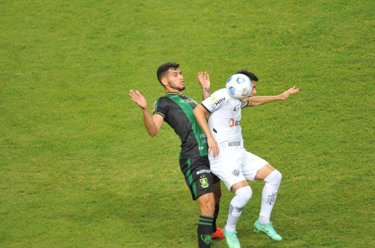 Fotos do jogo entre Amrica e Atltico