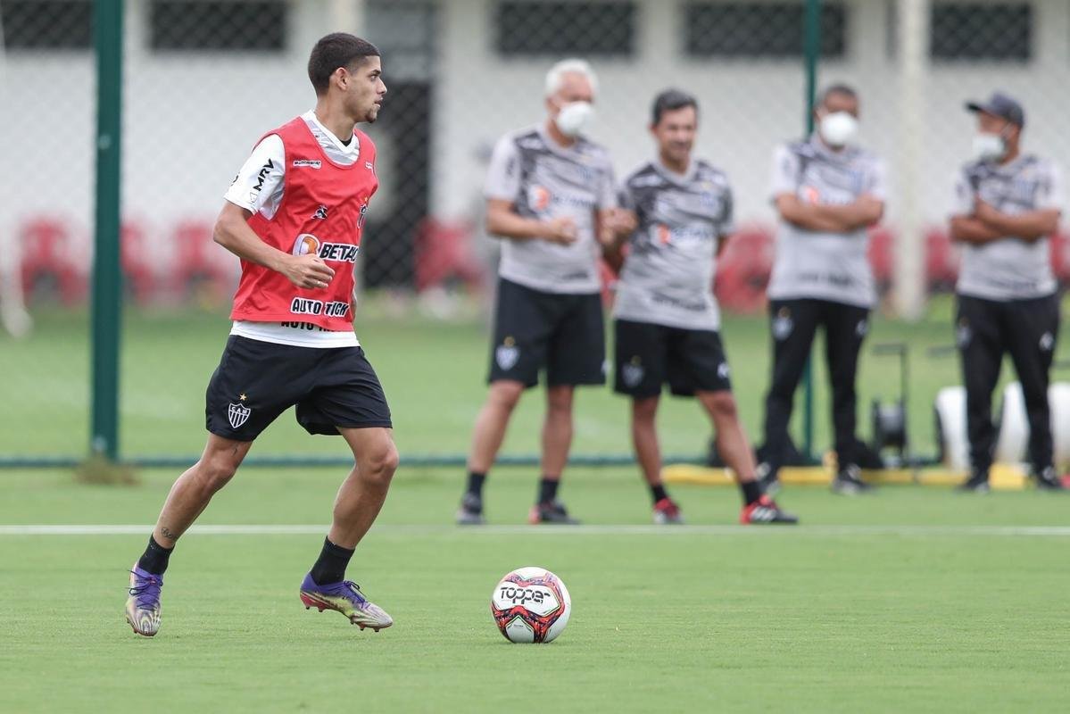 Treino do Atltico nesta tera-feira, 9 de maro de 2021