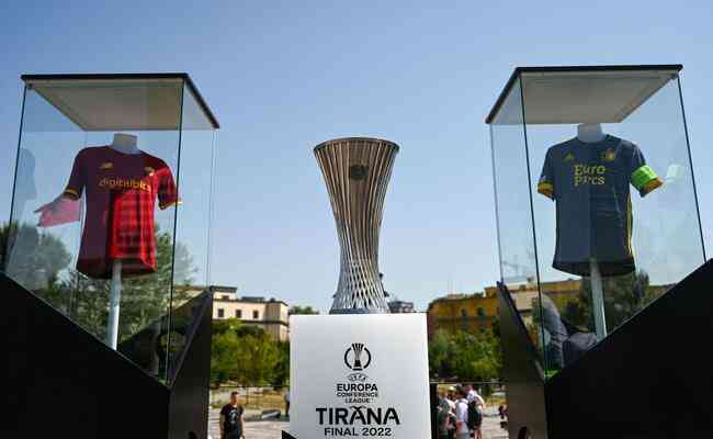 Roma e Feyenoord disputarão a final da Liga da Conferência na Arena Kombetare em Tirana, capital da Albânia