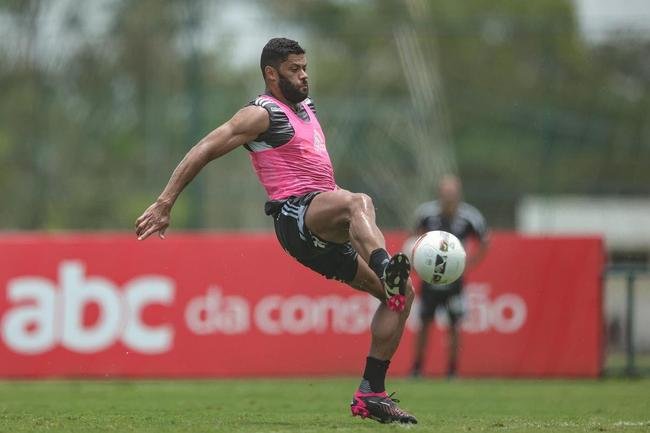 Treino tcnico do Atltico.