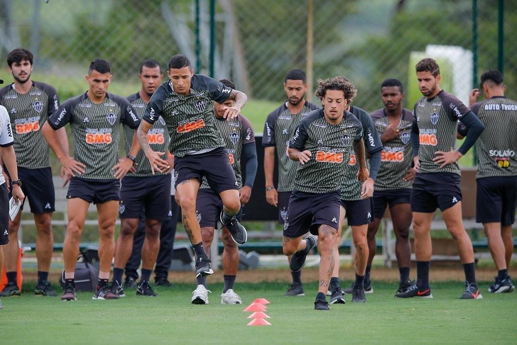 Fotos: Atltico se prepara para duelo contra o Flamengo