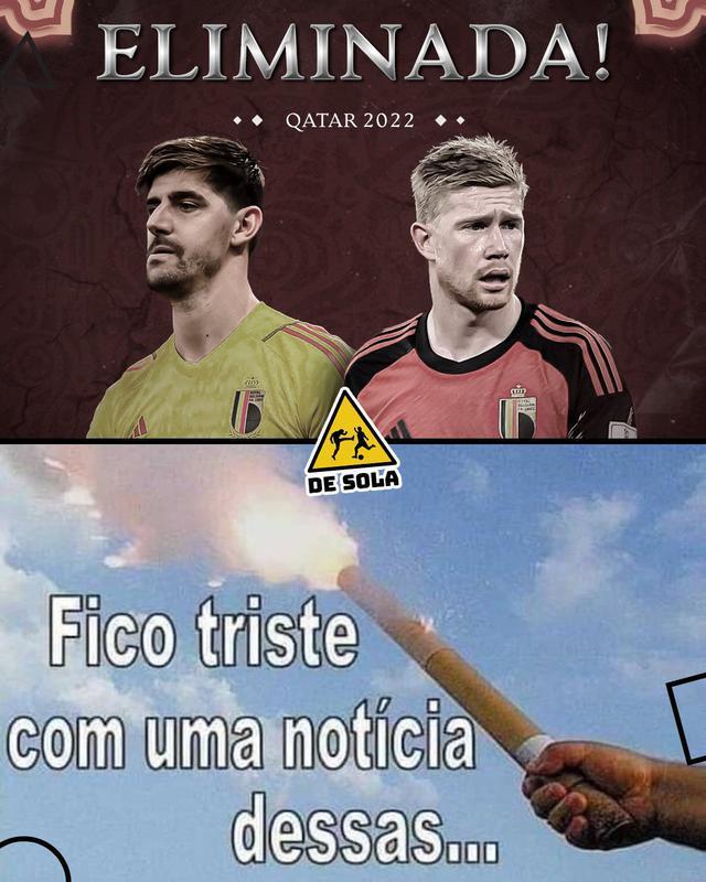 Memes da eliminao da 'Gerao Belga' da Copa do Mundo