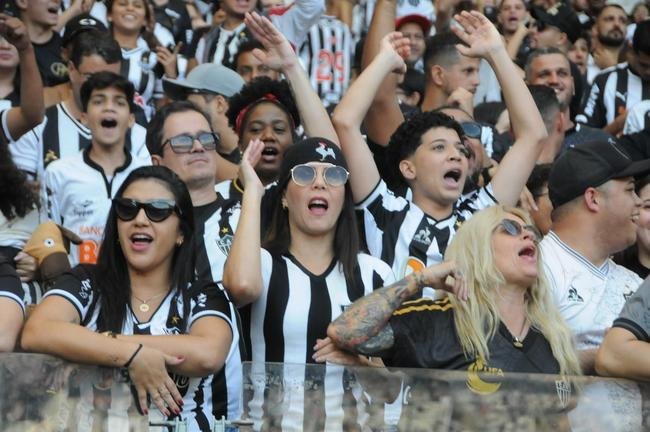 Fotos da torcida do Atltico na partida contra o Flamengo, no Mineiro, em Belo Horizonte, pela 13 rodada do Campeonato Brasileiro