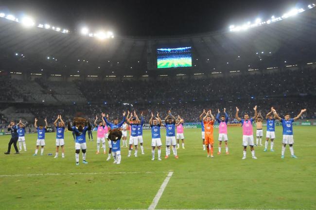Fotos da torcida do Cruzeiro na derrota para o Fluminense no Mineiro; mesmo com eliminao, time recebeu grande apoio ao fim da partida
