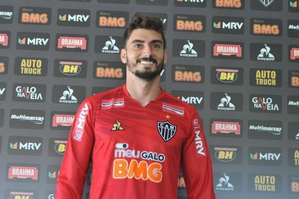 Goleiro Rafael, ex-Cruzeiro, foi apresentado como reforo do Atltico na Cidade do Galo. 