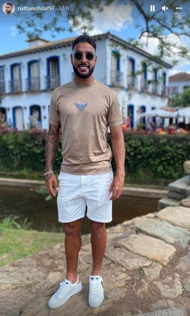 Nathan curtindo a folga em Tiradentes 