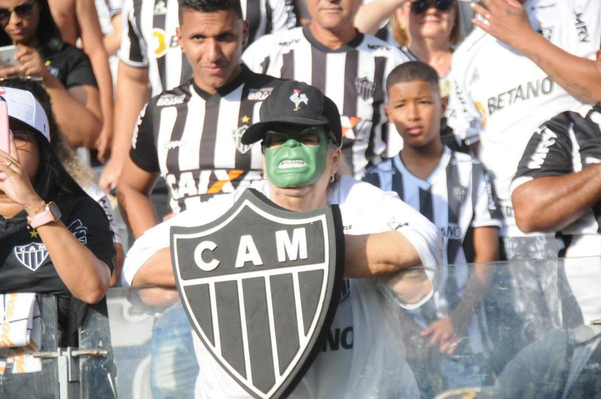 Fotos da torcida do Atltico na partida contra o Flamengo, no Mineiro, em Belo Horizonte, pela 13 rodada do Campeonato Brasileiro