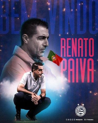 Bahia anunciou o técnico Renato Paiva