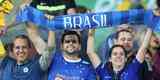 Torcedores no Mineiro durante jogo entre Estados Unidos e Nova Zelndia pelos Jogos do Rio