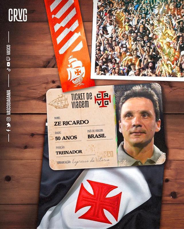 Zé Ricardo, técnico (Vasco)