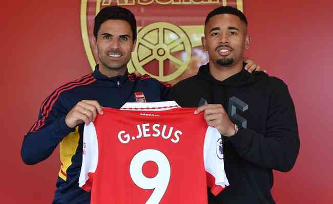 Arsenal desembolsou 45 milhões de libras (R$ 291 milhões) para contar com Gabriel Jesus