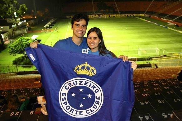 Torcida do Cruzeiro no Barrado