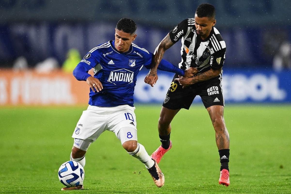 Millonarios e Atltico se enfrentaram nesta quarta pela ida da terceira fase eliminatria da Libertadores