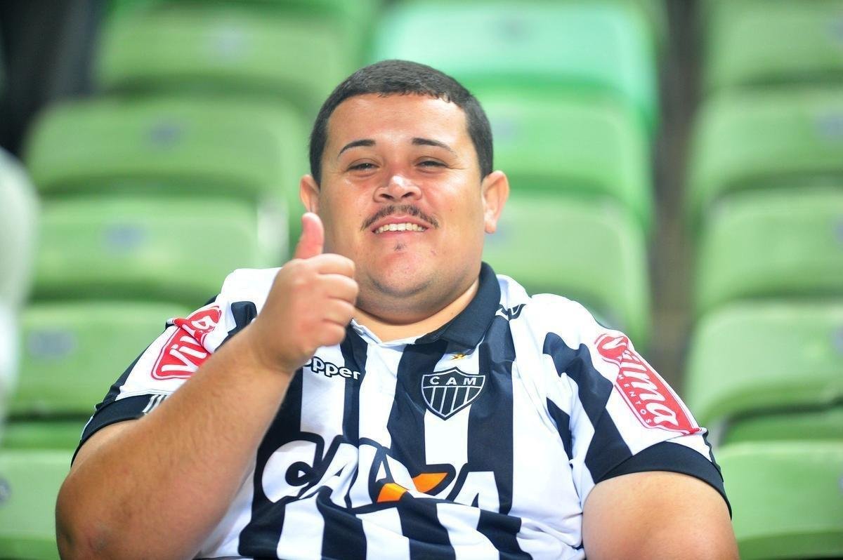 Torcida do Atltico no jogo contra o Flamengo, no Independncia, pela stima rodada do Brasileiro