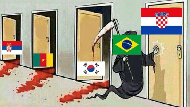 Veja memes da goleada do Brasil sobre a Coreia do Sul na Copa do Mundo