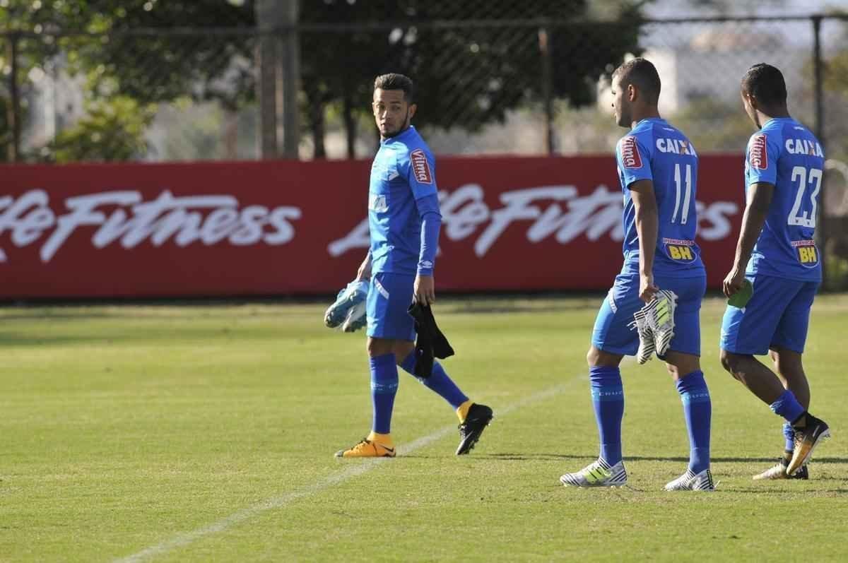Imagens do treino do Cruzeiro nesta tera-feira (25/07) na Toca da Raposa II