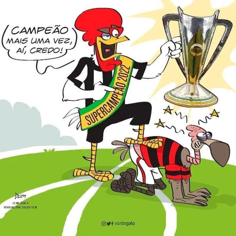 Os memes da conquista da Supercopa pelo Atltico em cima do Flamengo