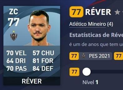 Réver - Atlético - Overall 77