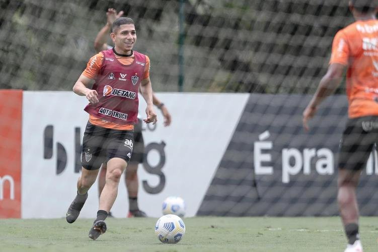 Treinamento do Atlético neste sábado, após o título brasileiro