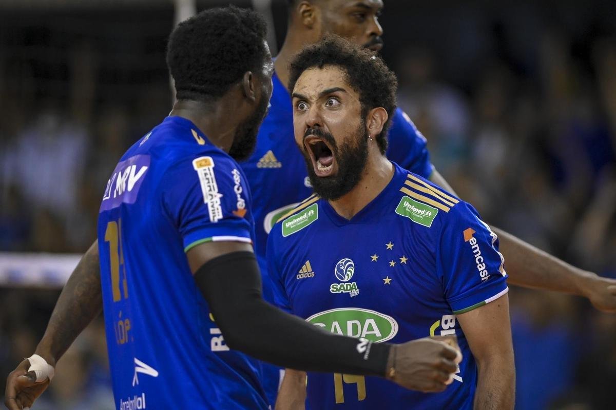 Cruzeiro venceu o Minas no tie-break no primeiro jogo da final da Superliga