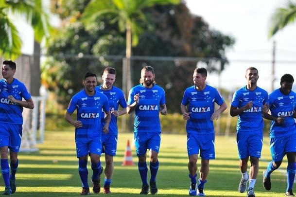 Fotos do treino do Cruzeiro desta sexta-feira (30/6), na Toca da Raposa II (Alexandre Guzanshe/EM D.A Press)