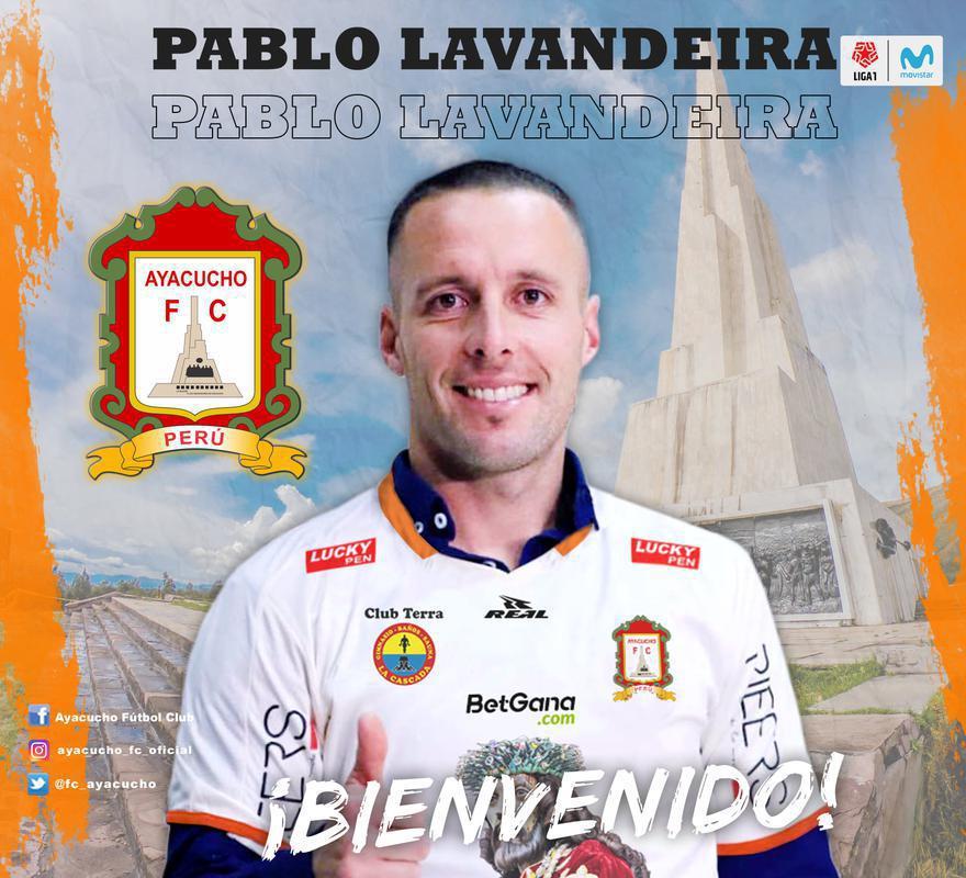 Pablo Lavandeira, meio-campista (Ayacucho, do Peru)