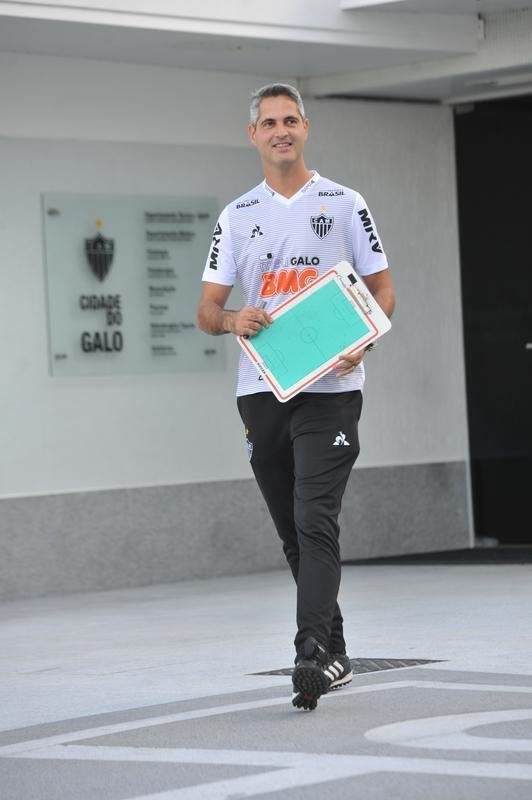 Fotos do ltimo treino do Atltico antes do jogo contra o Unin La Calera