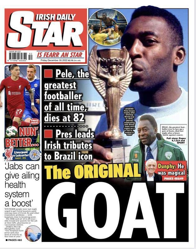 Jornal Irish Daily Star, da Irlanda