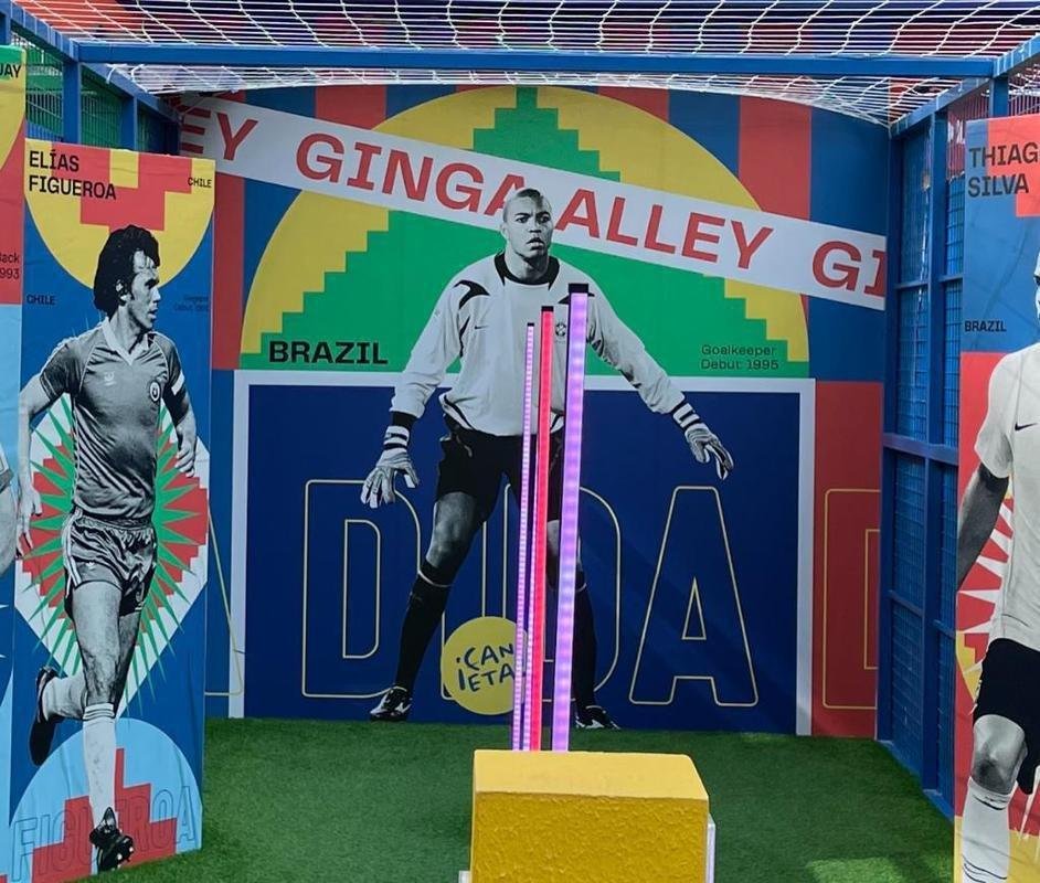 O ex-goleiro Dida, com passagem marcante pelo Cruzeiro, aparece em imagem