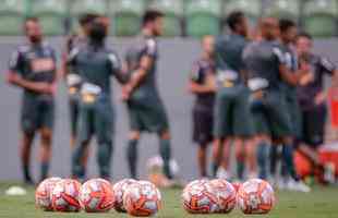 Atltico treinou nesta quinta-feira, no Independncia, de olho na final do Campeonato Mineiro contra o Cruzeiro