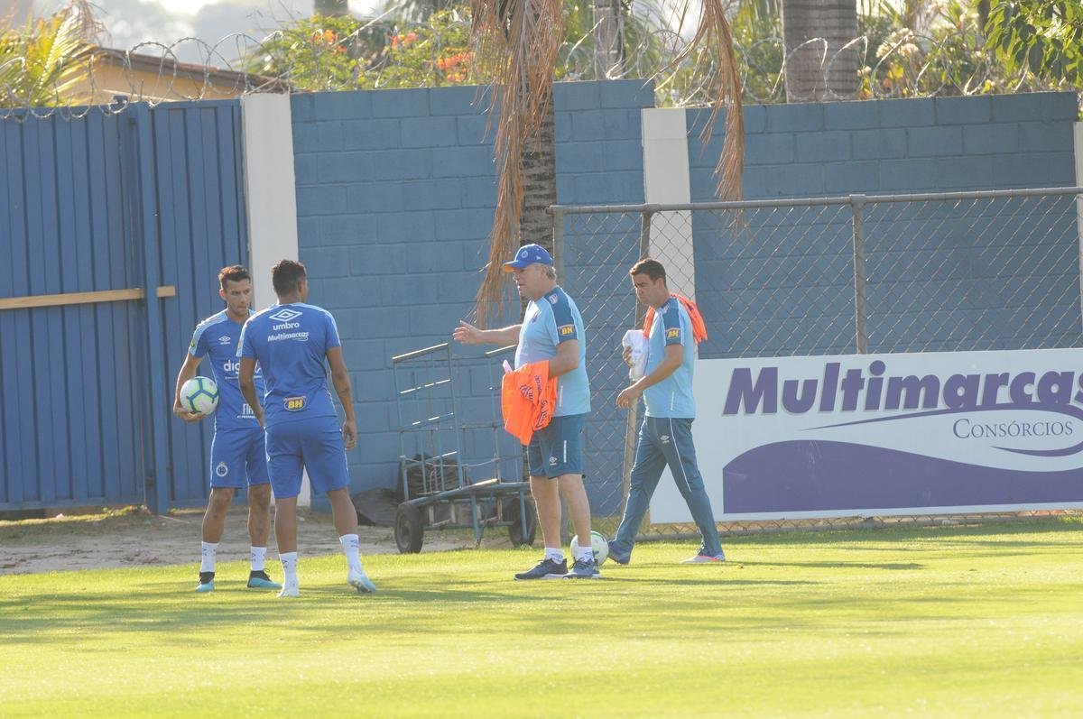 Fotos do treino do Cruzeiro desta quarta-feira, 2 de outubro, na Toca da Raposa II
