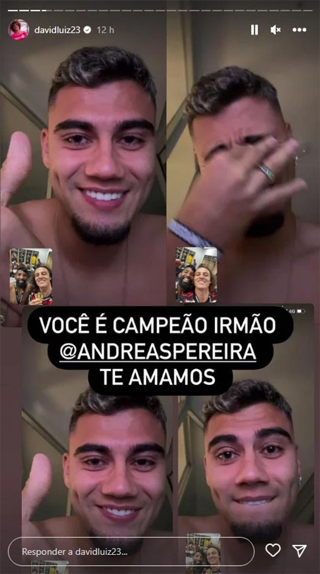 Andreas esteve em ligao com ex-companheiros aps o ttulo