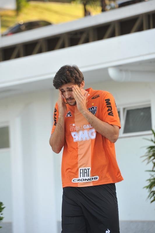 Fotos do ltimo treino do Atltico antes do jogo contra o Unin La Calera