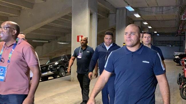 Chegada de Ronaldo ao Independ�ncia para Cruzeiro x Remo